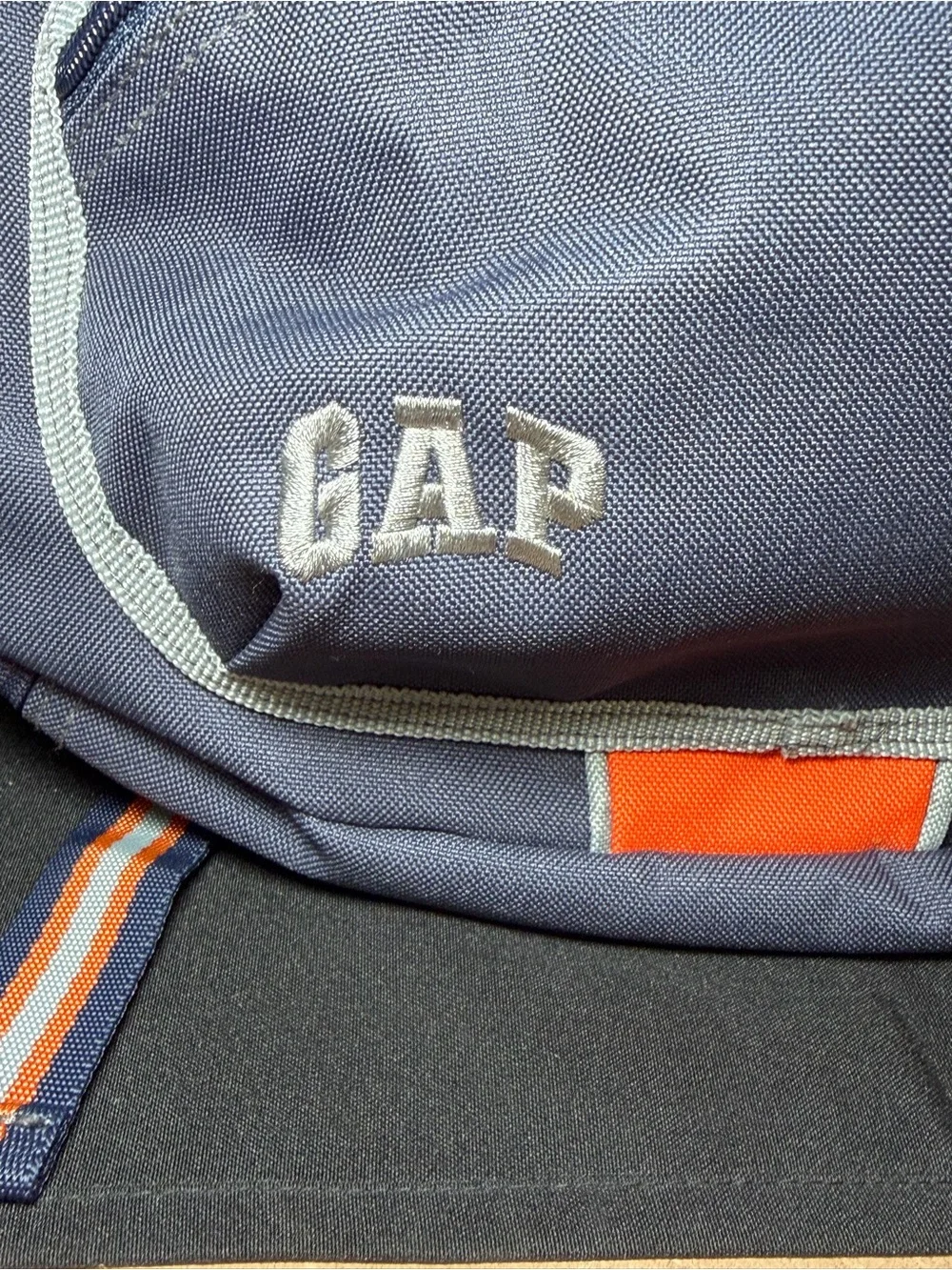 Gap Kids Orange And Gray Backpack Camp School Sleepover Travel